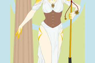 make art nouveau illustrations