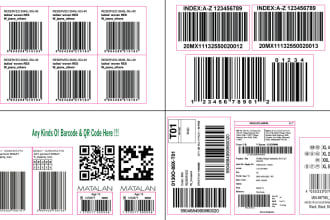 create qr code, barcode, label, adhesive stickers just in 1 hour