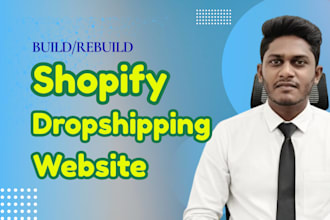 create shopify website, dropshipping website, shopify peptide website