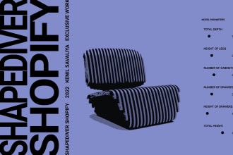 make parametric design furniture shapediver shopify