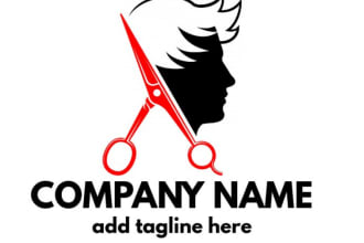do elegant barber shop logo design with unlimited revision