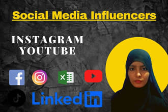 collect best instagram influencer, top influencer and micro