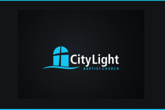 create modern religious, christian or church logo