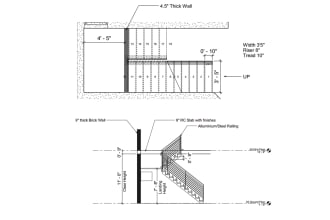 draw architectural floor plans using autocad and revit