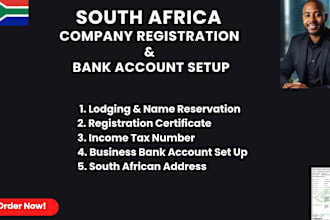 do south africa company registration and business bank account services