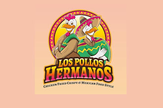 design outstanding mexican style logo with express delivery