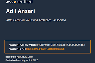 design and create AWS infrastructure