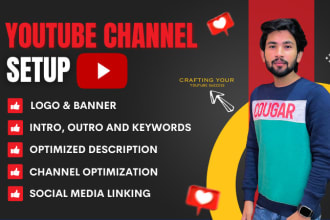create and setup youtube channel