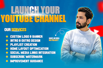 create and setup youtube channel