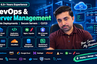 be devops engineer  server management  deployment  cicd