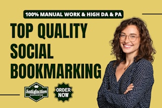 do manual social bookmarking SEO backlinks for link building