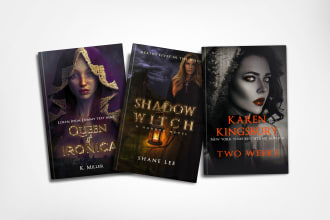 design professional book cover, kindle e book cover