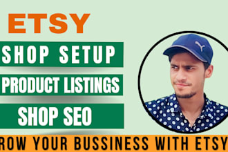 set up your etsy shop with SEO optimized product listings