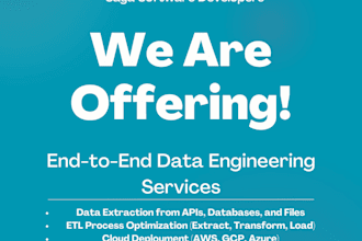 develop end to end data pipelines for automation efficiency