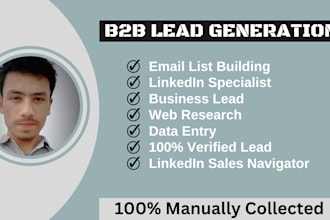 provide linkedin lead generation and email list building