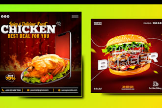 design food banners for social media