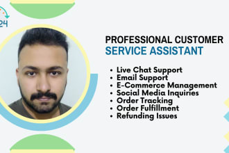 provide full time live chat and email customer support service