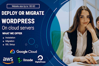setup or migrate your wordpress website to cloud servers