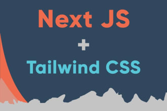 develop responsive website with nextjs and tailwindcss