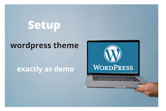 install your wordpress site and deliver it operational