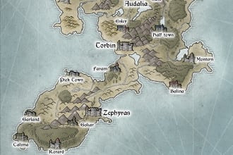 draw the perfect world map for your dnd and rpg session