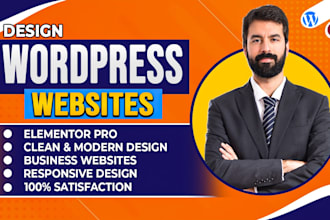 design a clean, modern, and fully custom wordpress website for your business