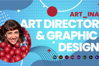 be your art director and graphic designer