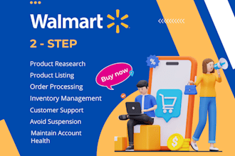 setup, optimize and manage walmart with two step or ds model