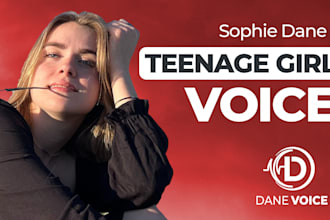 record a teenage american girl voice over
