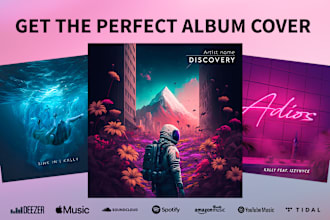 design a music album cover design or mixtape cover art