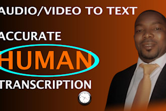 transcribe audio and do video transcription in english