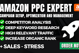 setup, optimize and manage amazon PPC campaign advertising