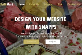 design your website using snapps, duda and godaddy