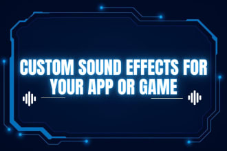 create custom UI sound effects and music for your app or game