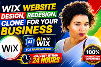 redesign wix website design, wix business website development
