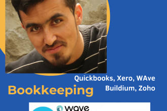 do setup, clean up and bookkeeping in quickbooks online, xero and wave