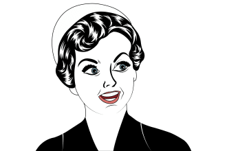 make vector black and white silhouette illustration
