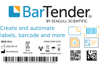 label design template in bartender seagull scientific