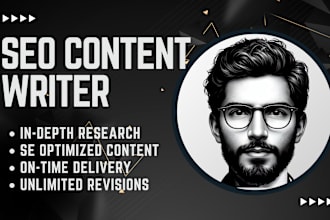 write high quality SEO articles and website content for you
