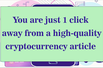 write impactful blogs on cryptocurrency and blockchain