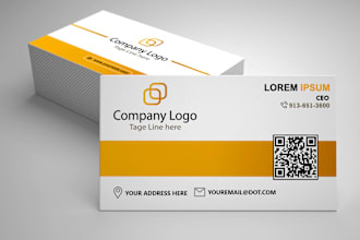 create a business card with a stationery item