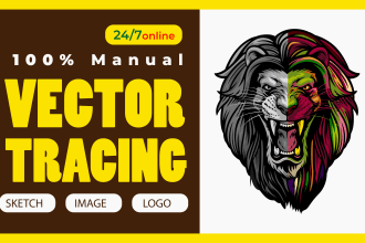 do high res vector tracing logo, convert to vector, raster to vector ai eps png