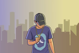 draw amazing gta san andreas style from your photo