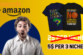 do niche research for merch by amazon and kdp