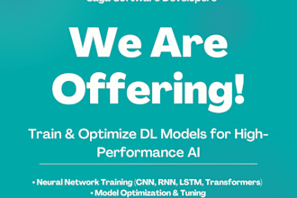 train and optimize dl models for advanced ai applications