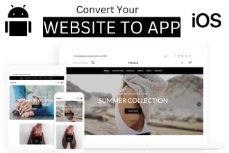 convert website to android and IOS app using webview