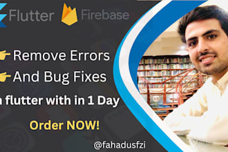 fix bugs and remove errors in flutter app