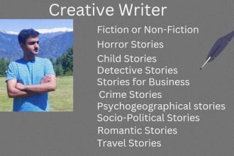 ghost write any type of short stories