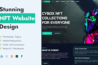 design awesome nft website design