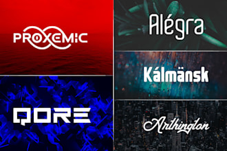 design wordmark lettermark typography and text based font logo